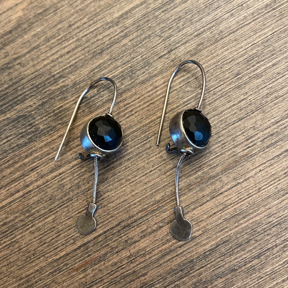 Silpada Sterling Silver Necklace with Black onyx Pendant & Matching earrings - Picture 5 of 5